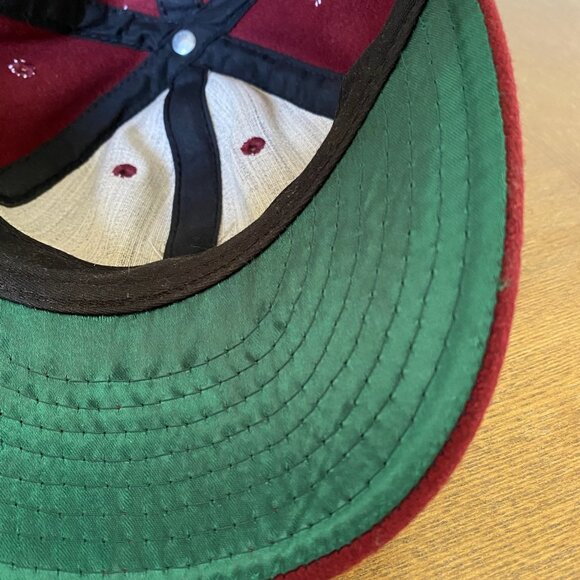 Vintage South Carolina Ebbets Field Flannel Ballcap - Picture 4 of 4